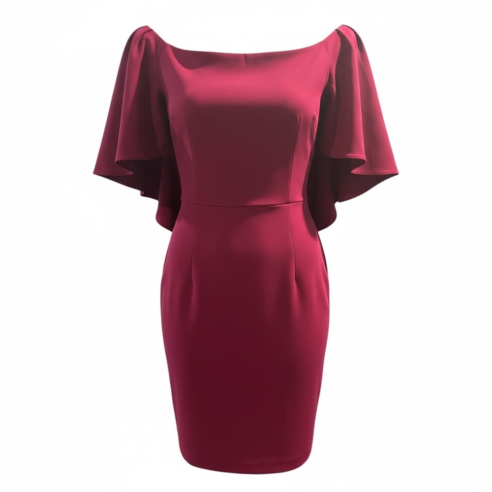 Trina Turk Burgundy Mini Dress